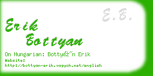 erik bottyan business card